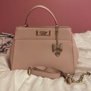 Guess Pink Satchel Purse